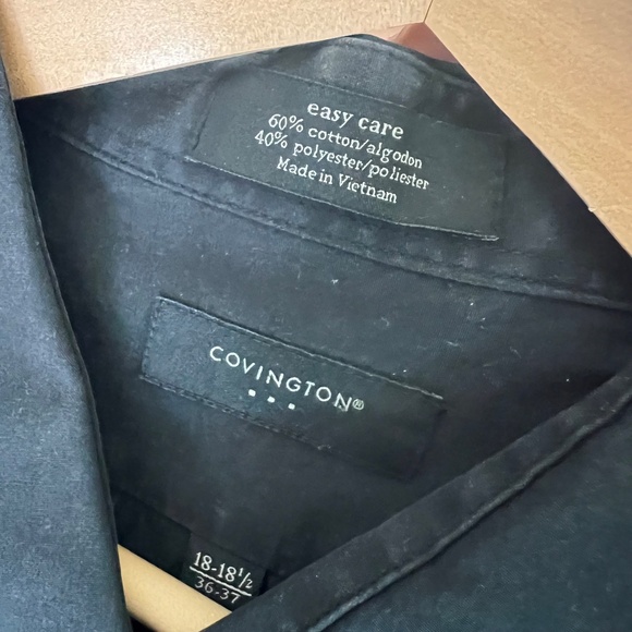 Covington Button down Black Shirt XXL - Picture 3 of 3